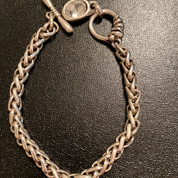 turkish designer Jewelry - Silver Braided Chain Bracelet